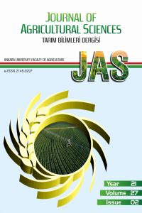 Journal Of Agricultural Sciences Volume 30 Issue 4