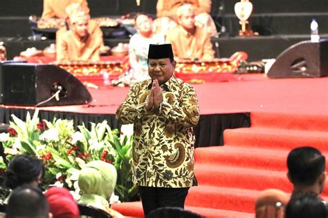 Prabowo Subianto Ungkap Kriteria Cawapres Pada Pilpres