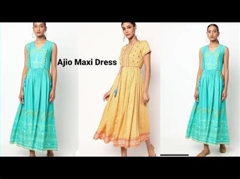 Ajio Maxi Dress Haul Affordable Maxi Dress Under Youtube