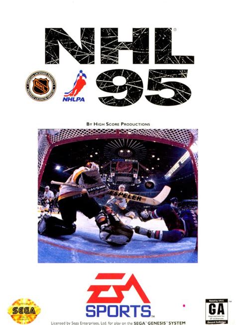 NHL 95 (1994) Genesis box cover art - MobyGames