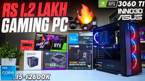 Rs 12 Lakh Gaming And Editing Pc Build Intel I5 12600k And Rtx 3060 Ti Youtube