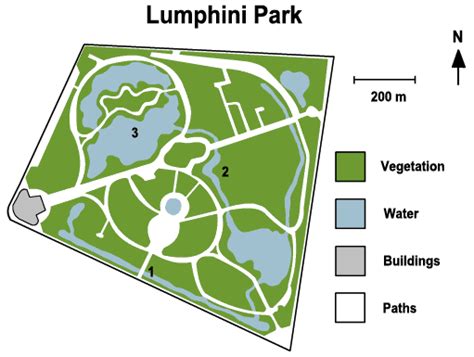 Bangkok Map Lumpini Park