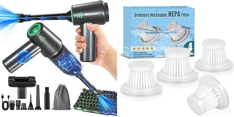 Amazon Meudeen Compressed Air Duster Mini Vacuum Keyboard