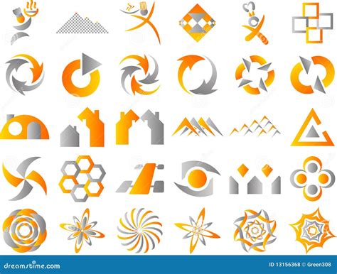 Abstract Logo Icon Design Elements Royalty Free Stock Photos Image