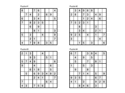 Sudoku Printable Puzzles 500 Easy Sudoku Puzzles With Solutions Download Easy Sudoku Puzzles Etsy