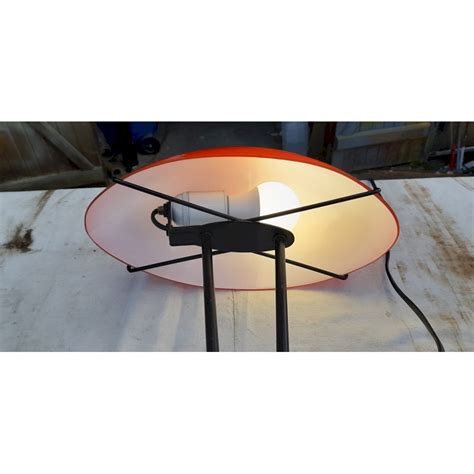 Lampe Vintage En Opaline Orange Et Blanche Noir Orange Fer Opaline