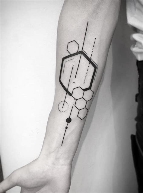 30 Great Hexagon Tattoos to Inspire You | Style VP | Page 28