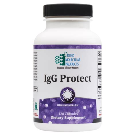 Igg Protect 120 Caps By Orthomolecular Ipm Supplements