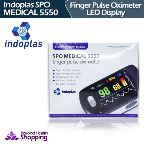 Indoplas Spo Medical Finger Pulse Oximeter Led Display Portable