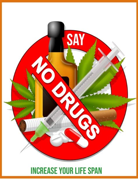 Say No To Drugs Health Template Postermywall