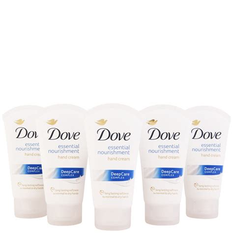 Dove Essential Nourishment Hand Cream 75ml 6 Pack Health And Beauty