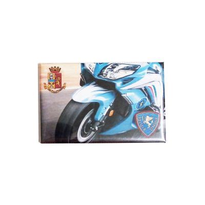 Crest Con Stemma Araldico Smaltato Mis Cm X Polizia Stradale