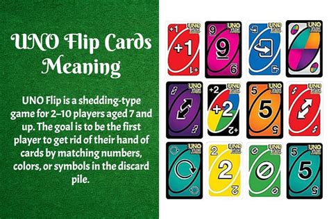 The Uno Flip Cards All Uno Flip Card Meanings