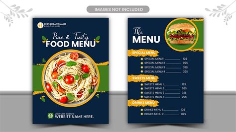 Restaurant Food Menu Design. on Behance