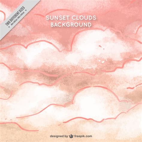 Free Vector | Hand drawn clouds background of pastel color