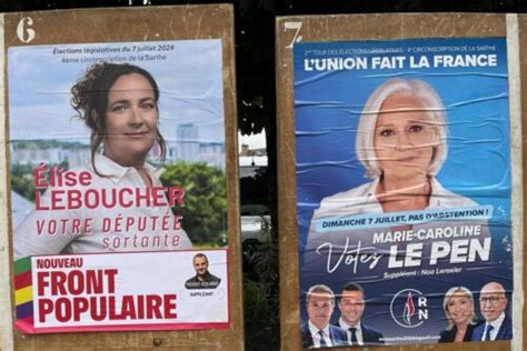 Législatives Sarthe Elise Leboucher bat Marie Caroline Le Pen grâce