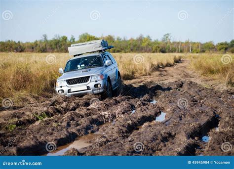 Car Stuck Stock Photo Image Of Road Scenery Auto Stuck