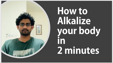 This Simple Tip Will Help You Alkalize Your Body In 2 Minutes Handn Health Tips Youtube