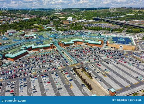 Aerial Image Of Meadowhall One Of The Largest Shopping Malls In The Uk