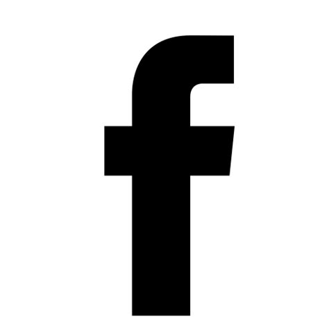 Facebook Icon Black White #181086 - Free Icons Library