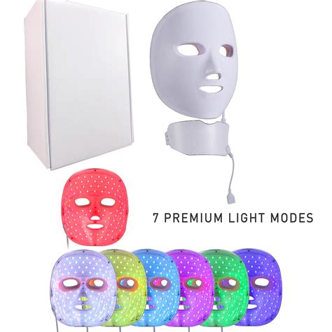 Facial Light Therapy Transferable 7 Color Photon Skin Led Face Mask