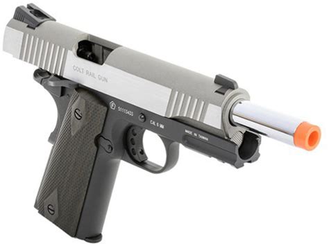 Colt Rail Gun Two Tone Airsoft Pistol Replicaairguns Us