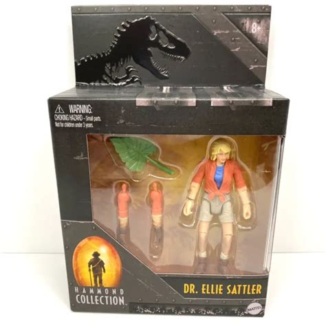 Figurine Mattel Jurassic World Park Hammond Collection Dr Ellie Sattler Neuve Dans Sa Boîte Eur