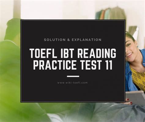 TOEFL IBT Reading Practice Test 11 Solution Explanation TV Acres