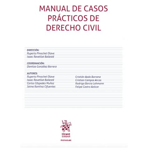 Manual De Casos Prácticos De Derecho Civil