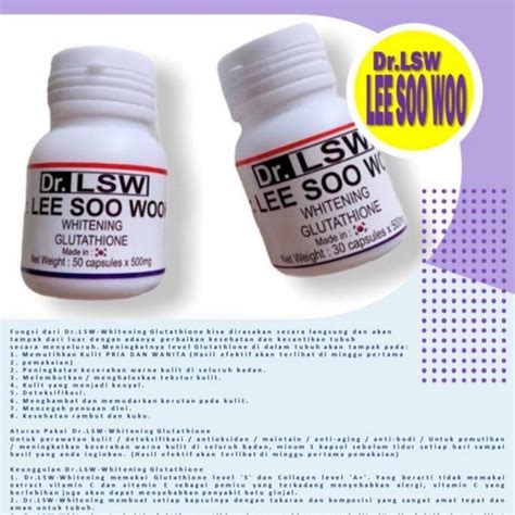 Jual Dr Lsw Original Korea Obat Herbal Pemutih Badan Natural Cerah