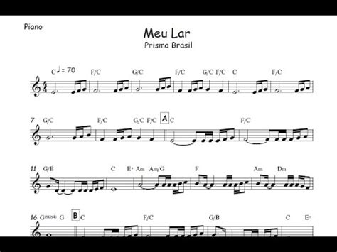 Meu Lar Prisma Brasil Partitura Trompete Trombone Trompa Violino