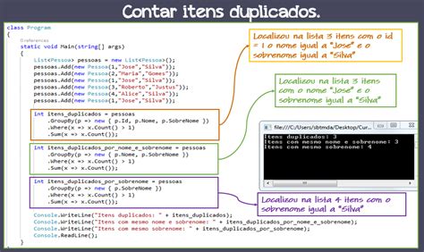 C Como Contar Itens Duplicados Em Listas Gen Ricas Marcelo Dias