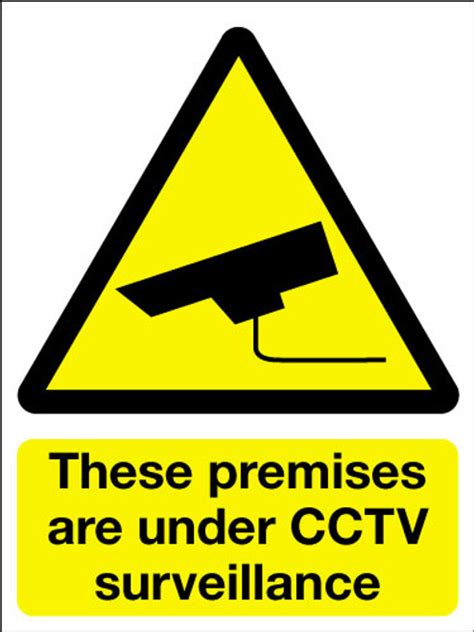 These Premises Are Under Cctv Surveillance Sign Signs 2 Safety