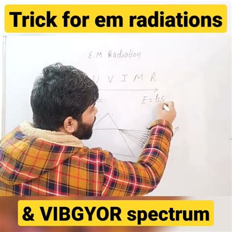 Trick To Remember Em Radiation And VIBGYOR Spectrum For Class 9th