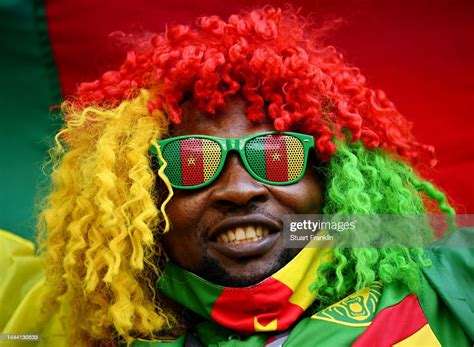 A Cameroon Fan Enjoys During The Fifa World Cup Qatar 2022 Group G