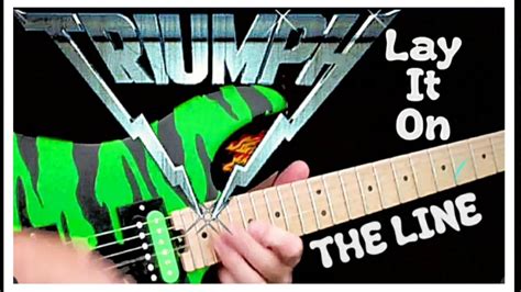 TRIUMPH Lay It On The Line SOLO Cover Triumph Layitontheline