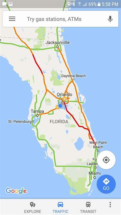 Speed Limit Map Florida - United States Map