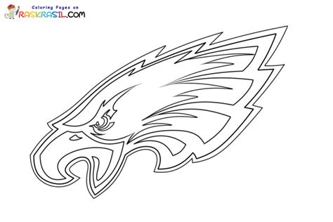 Philadelphia Eagles Logo Coloring Page