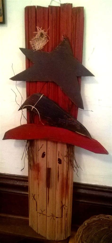 54 Best Wooden Scarecrows Images On Pinterest Cabins Halloween