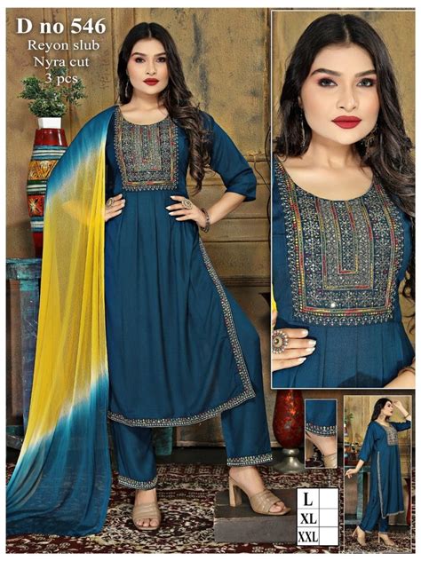 Reyon Slub Nyra Cut Piece Size Xl At Rs In Ahmedabad Id