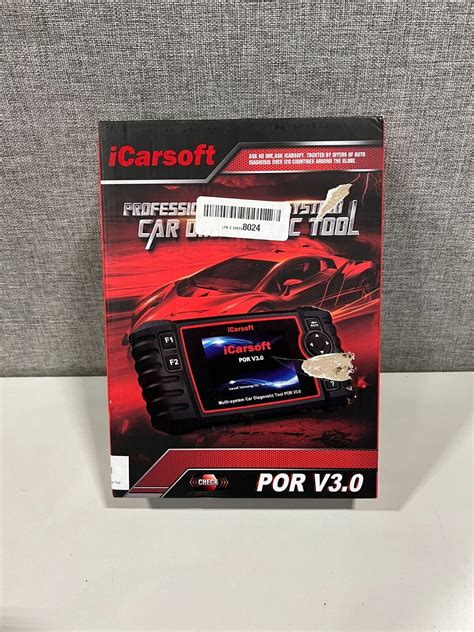 ICarsoft POR V3 0 For Porsche Diagnostic Tool With Auto VIN Quick Test