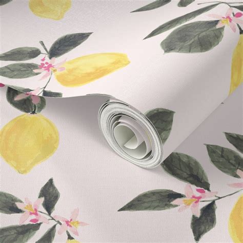 Pink lemonade Wallpaper | Spoonflower