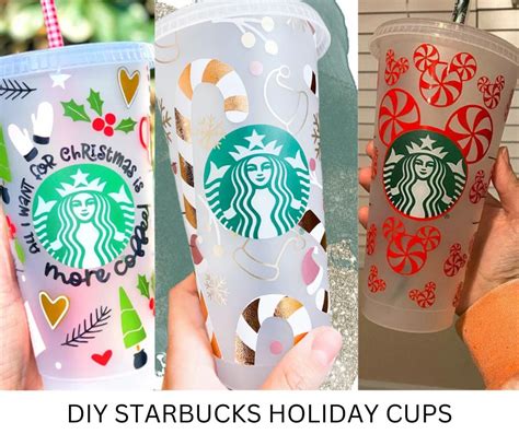 Holiday Starbucks Cups | Corks 'n Crafts