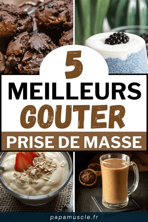 5 idées de goûter gourmand pour une prise de masse RÉUSSIE en 2023