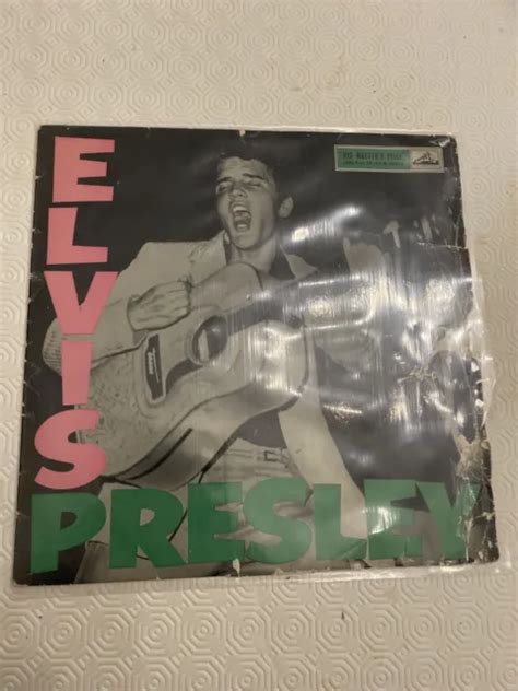 ELVIS PRESLEY ROCK N Roll Vinyl UK 1956 HMV His Master S Voice 1st