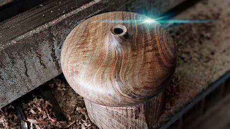 Woodturning Making A Beautiful Vase With A Strange Design YouTube