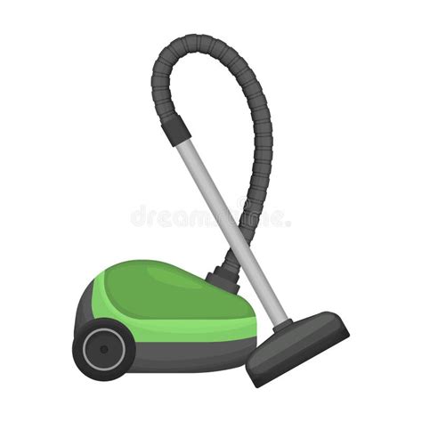 Vacuum Cleaner Vector Cartoon Icon Vector Illustration Electric Vacuum