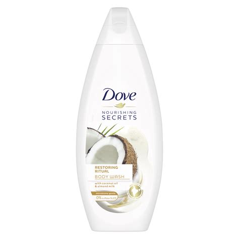 Dove Restoring Ritual Body Wash Coconut Oil And Almond Milk Dove