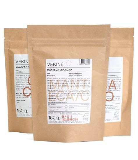 Superalimentos Vekine Set Cacaos Crudos Raw Cacao En Nuestra