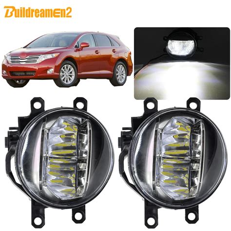 Buildreamen For Toyota Venza Car Front Fog Light